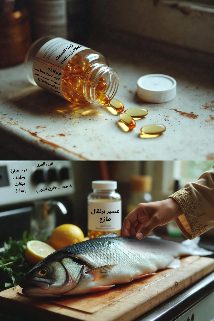 7 طرق مدهشة قد يستجيب بها جسمك عند تناول زيت السمك يوميًا