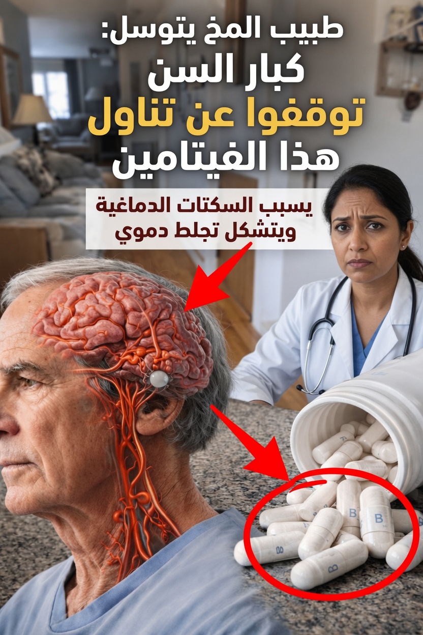 بصفتي طبيب مخ وأعصاب، أنا مصدوم: هذا الفيتامين يرفع خطر السكتة الدماغية بين ليلة وضحاها | صحة كبار السن