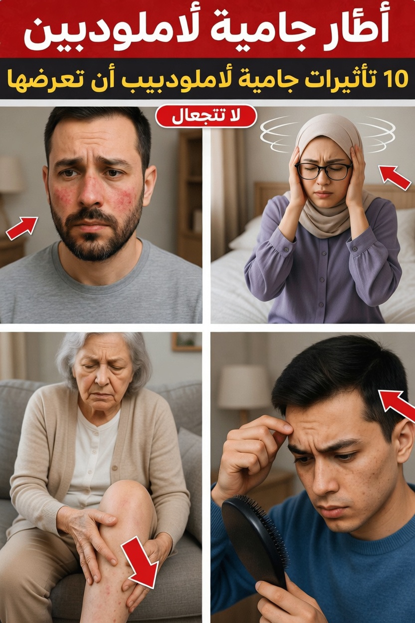 ما هي أهم 10 آثار جانبية لأملوديبين وكيف يمكنك التعامل معها يوميًا؟