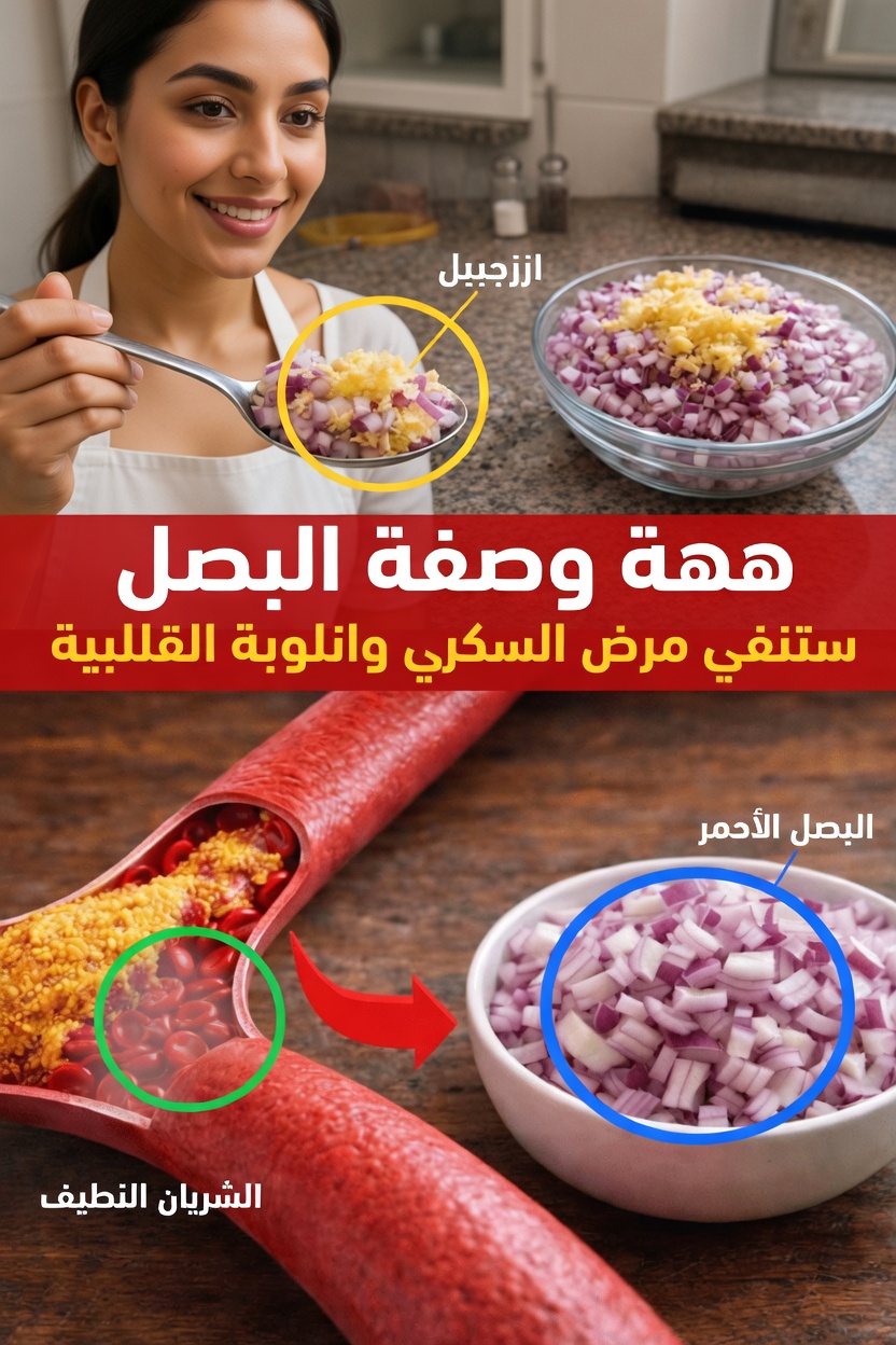 الإمكانات القوية للبصل الأحمر والزنجبيل في دعم صحة سكر الدم وصحة القلب