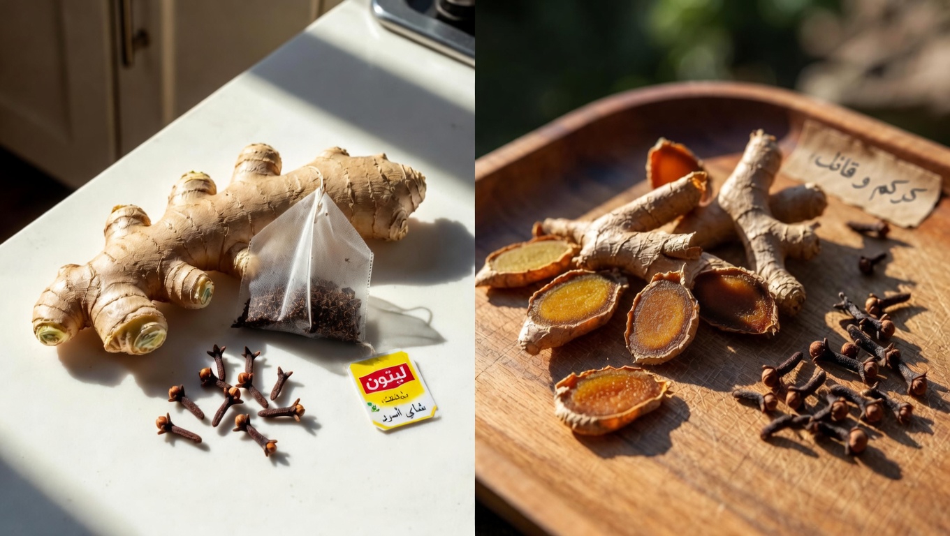 طريقة بسيطة للاستمتاع بالزنجبيل والقرنفل والشاي الأسود في روتينك اليومي