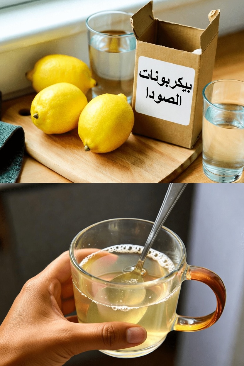 ما هو بالضبط ماء الليمون وبيكربونات الصوديوم؟