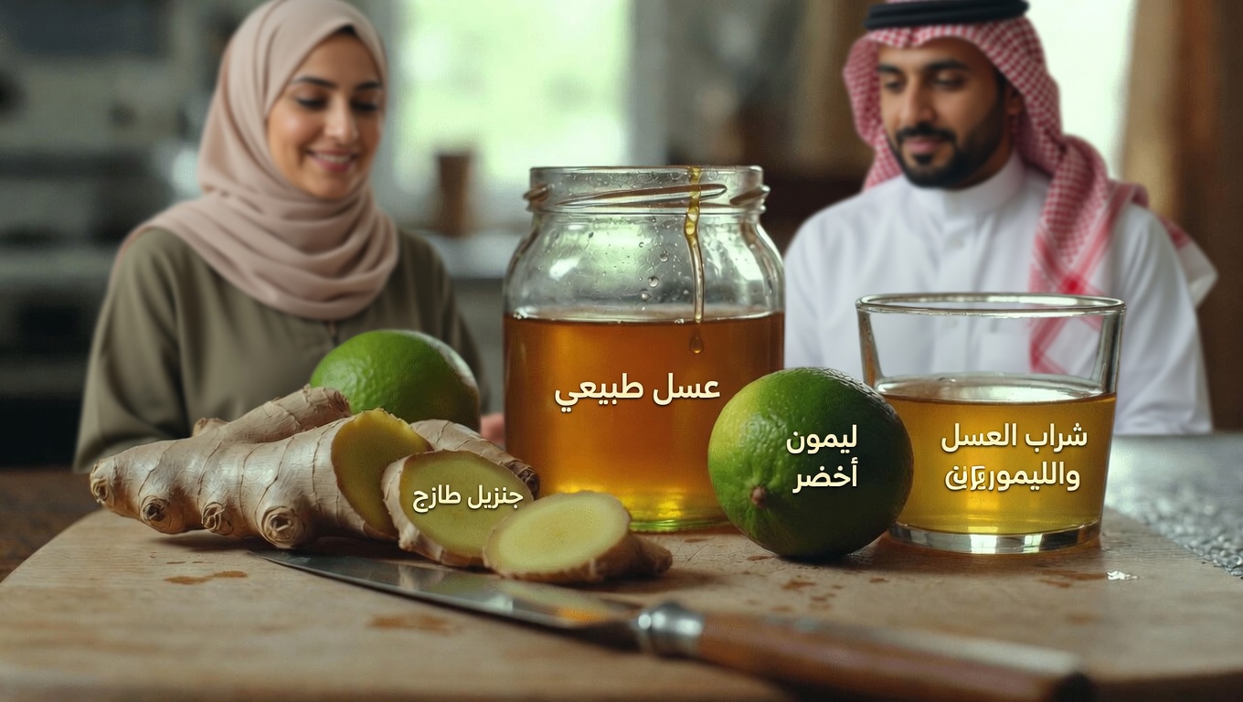 طقس مسائي بسيط: استكشاف مشروب طبيعي من الزنجبيل والليمون والعسل للعافية اليومية