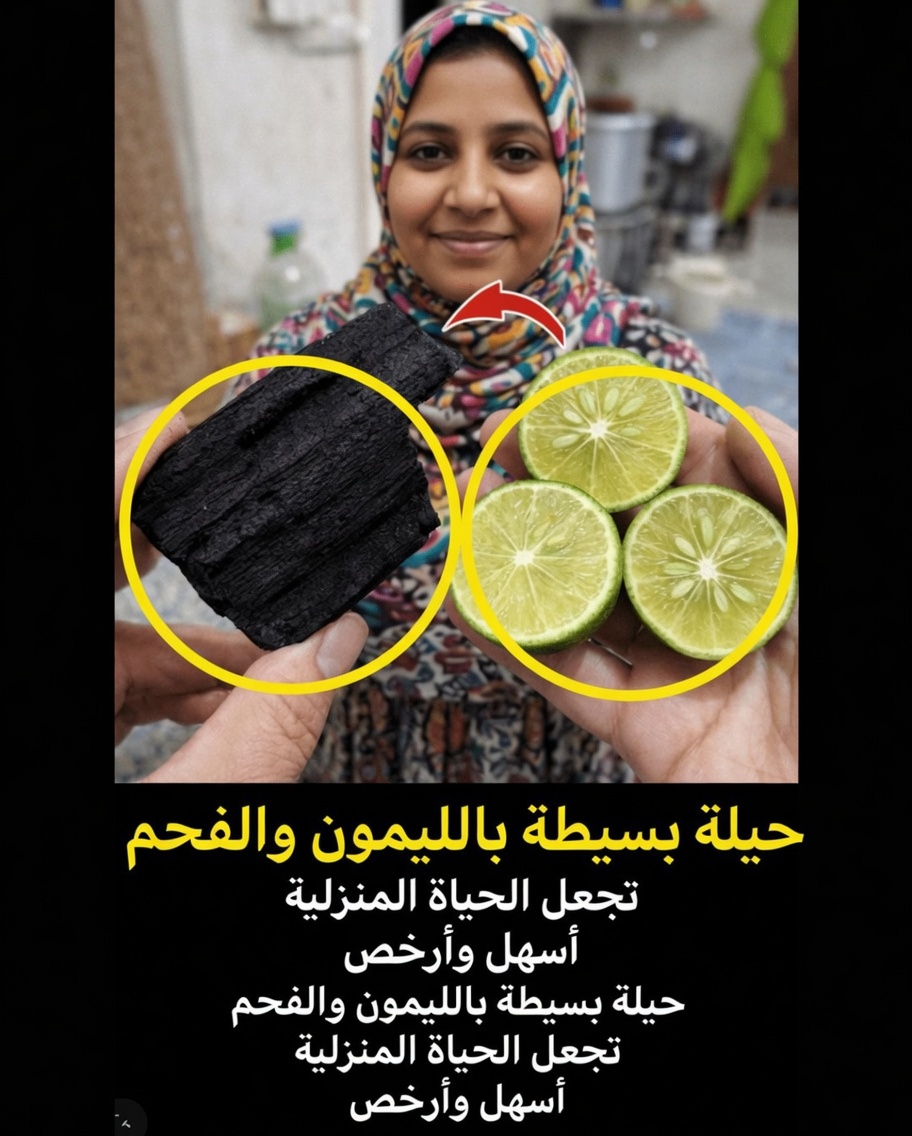 اكتشف هذه الحيلة المنزلية البسيطة بالليمون والفحم التي تجعل الحياة اليومية أسهل وأكثر توفيرًا