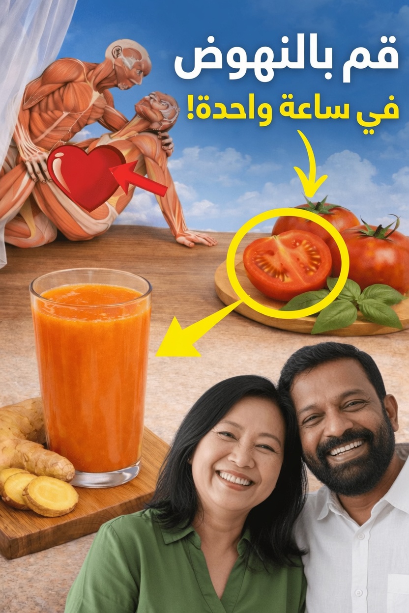 اكتشف كيف يمكن لمشروب منعش بسيط من الزنجبيل والطماطم أن يدعم مستويات طاقتك الطبيعية