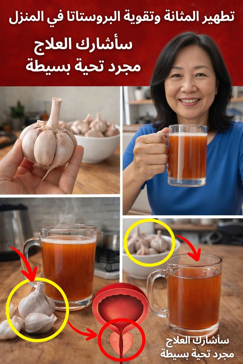 هل يمكن لهذا المشروب البسيط بالثوم أن يدعم راحة المثانة بعد سن الستين؟