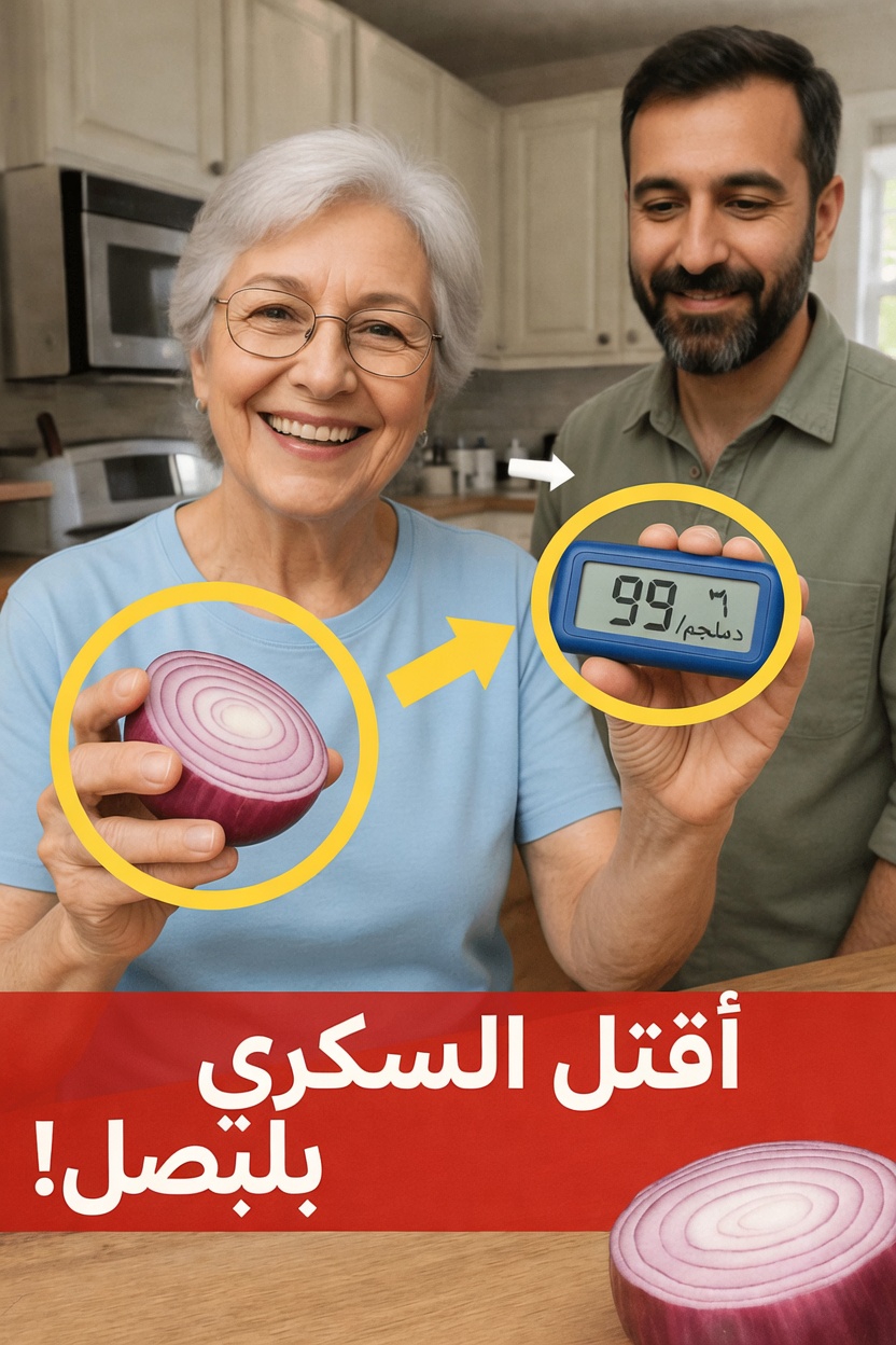 البصل الأحمر وسكر الدم: عادة مطبخ يغفل عنها كثير من كبار السن؟