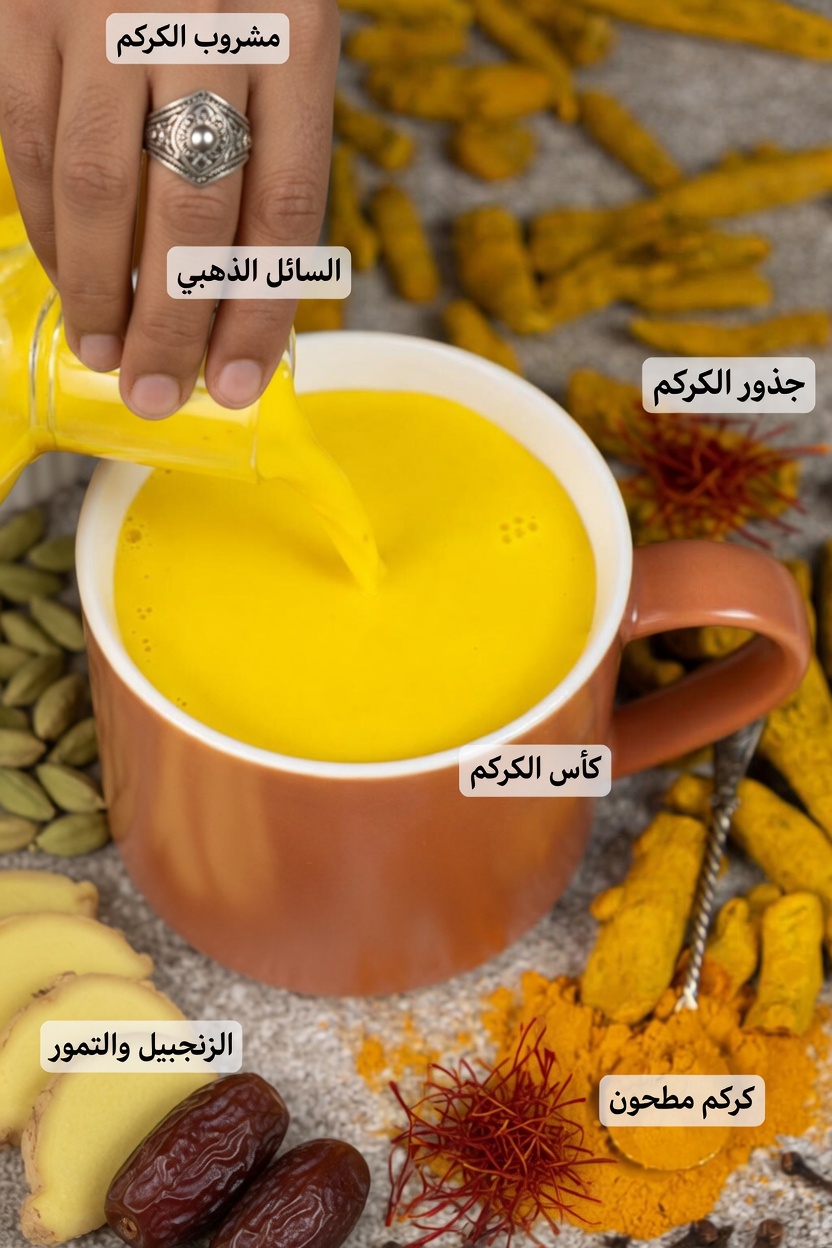 مشروب الكركم اليومي بعد الستين؟ عادة بسيطة تستحق المعرفة