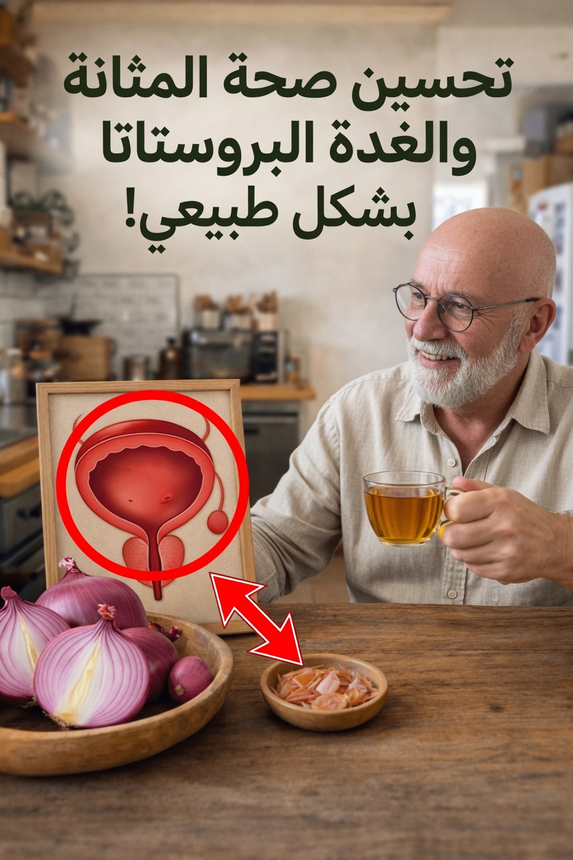 كيفية دعم صحة المثانة والبروستاتا لديك طبيعيًا في المنزل بوصفة بسيطة من البصل الأحمر