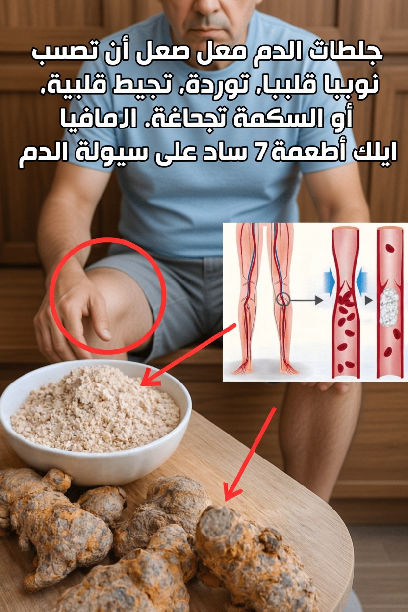 7 أطعمة قد تدعم تدفق الدم الصحي والدورة الدموية بشكل طبيعي