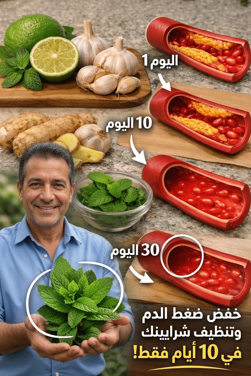 هل يمكن لمكونات يومية مثل الثوم والزنجبيل والليمون والنعناع أن تدعم مستويات ضغط الدم الصحية؟