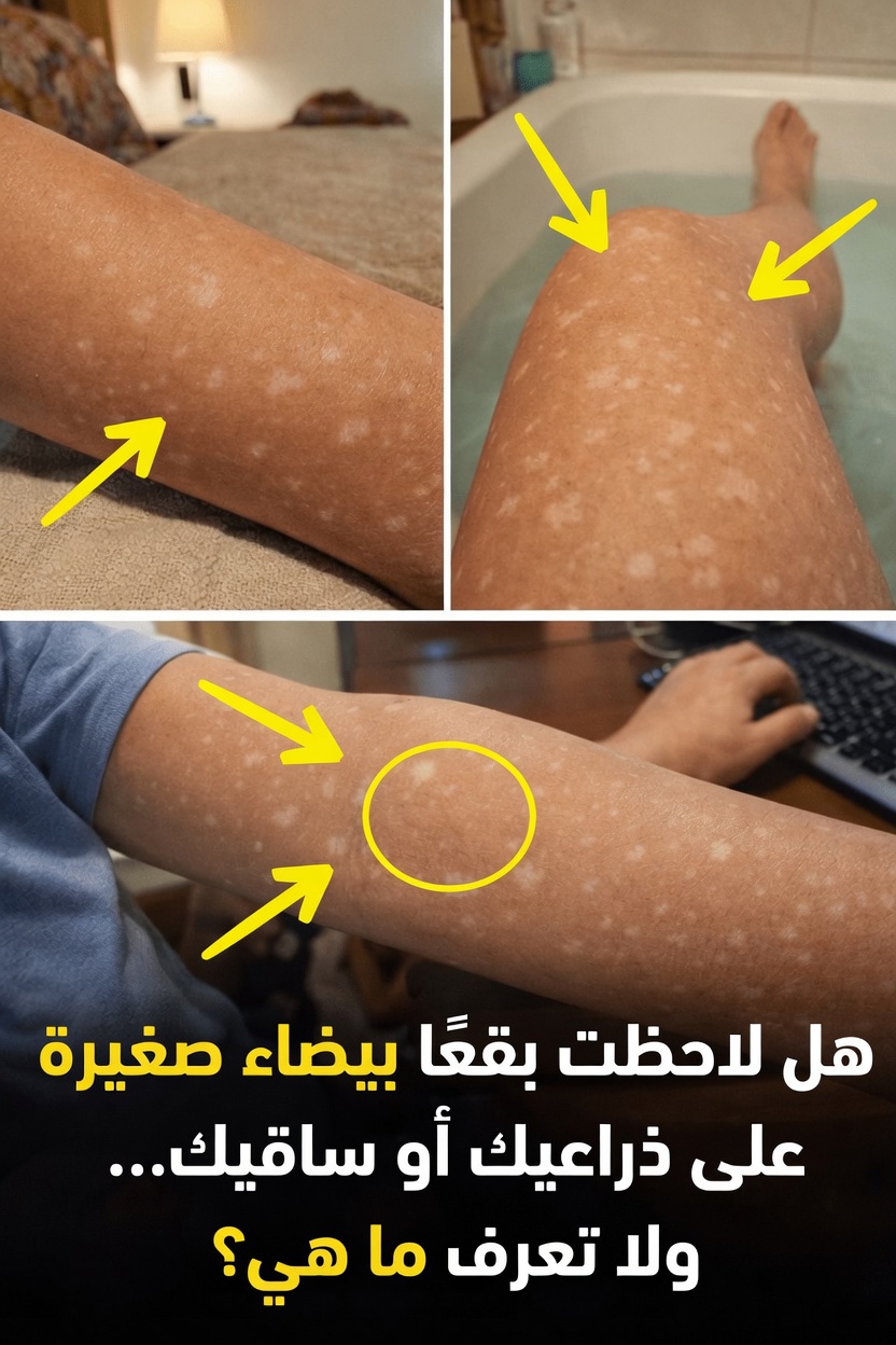 لماذا تظهر بقع بيضاء صغيرة على ذراعيك وساقيك؟ فهم التغيرات الجلدية الشائعة