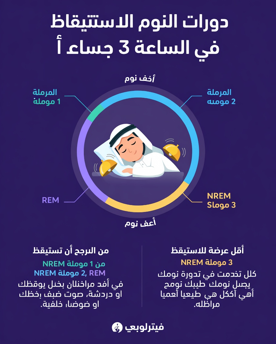 لماذا تستيقظ كثيرًا بين الثالثة والرابعة صباحًا؟ فهم الأسباب الشائعة وطرق بسيطة للنوم بشكل أفضل