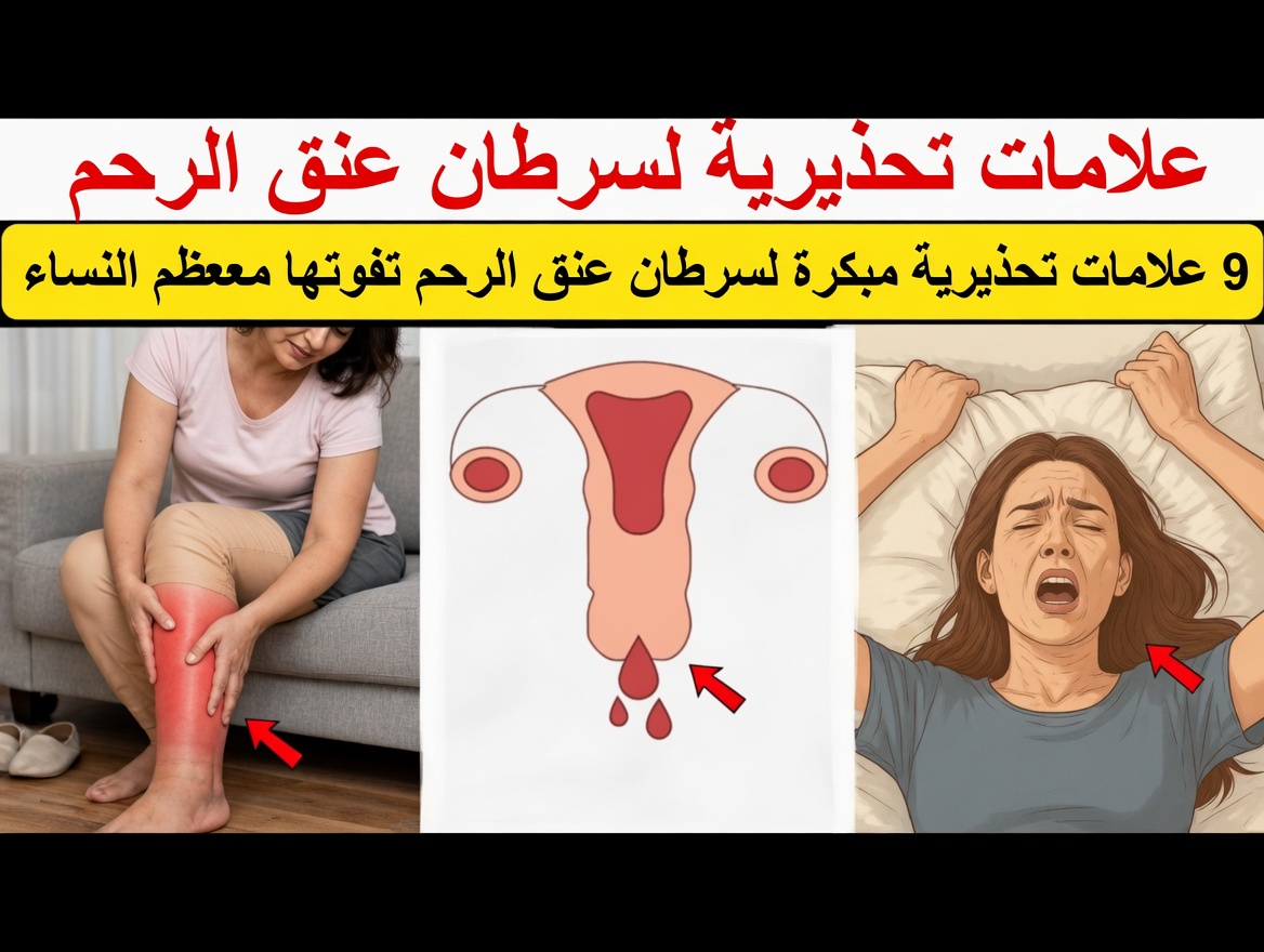 9 علامات إنذار مبكرة لسرطان عنق الرحم تميل معظم النساء إلى تفويتها في روتينهن اليومي