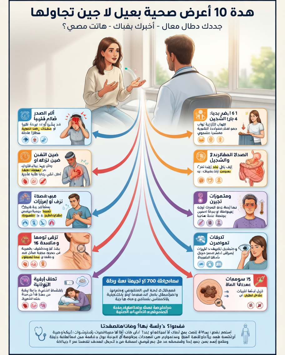 7 إشارات مفاجئة من الجسم قد تشير إلى مشكلات صحية خطيرة لا ينبغي تجاهلها
