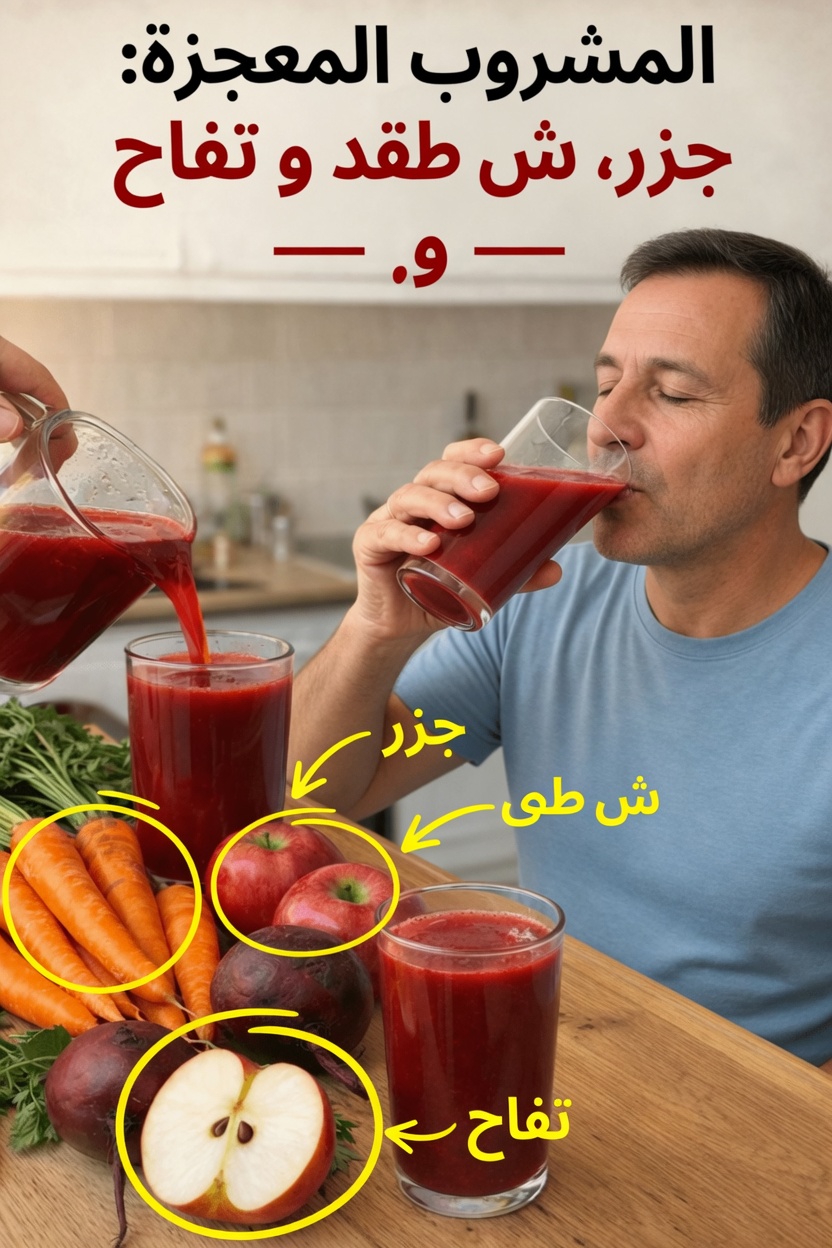 كيفية تحضير عصير الجزر والشمندر والتفاح: وصفة بسيطة لروتينك الصحي