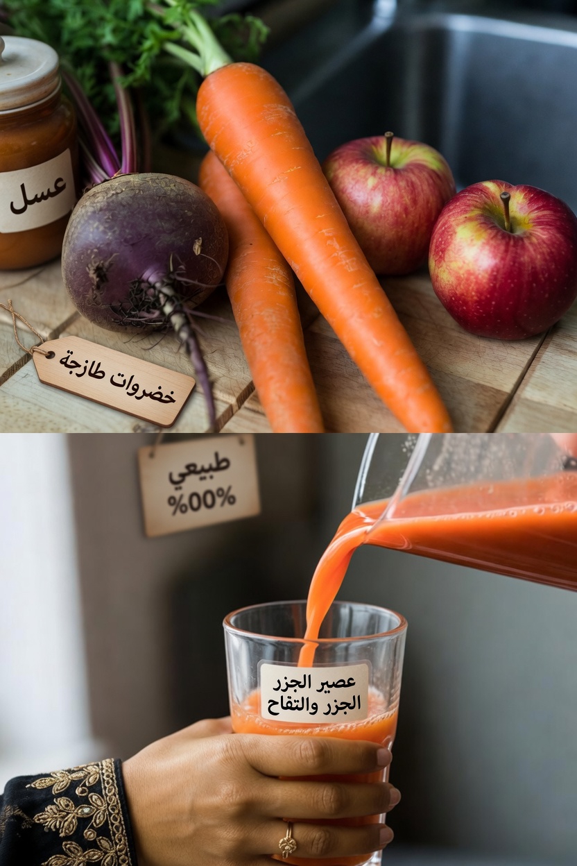 كيفية تحضير عصير الجزر والشمندر والتفاح: وصفة بسيطة لروتينك الصحي