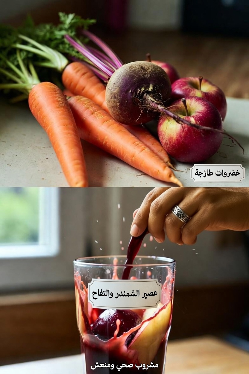 كيفية تحضير عصير الجزر والشمندر والتفاح: وصفة بسيطة لروتينك الصحي