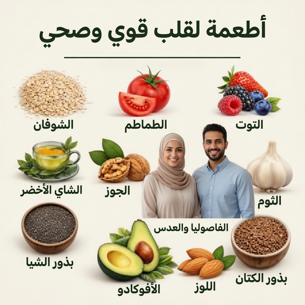 اكتشف أطعمة فعّالة تدعم تدفق الدم الصحي للقلب وصحة الشرايين طبيعيًا