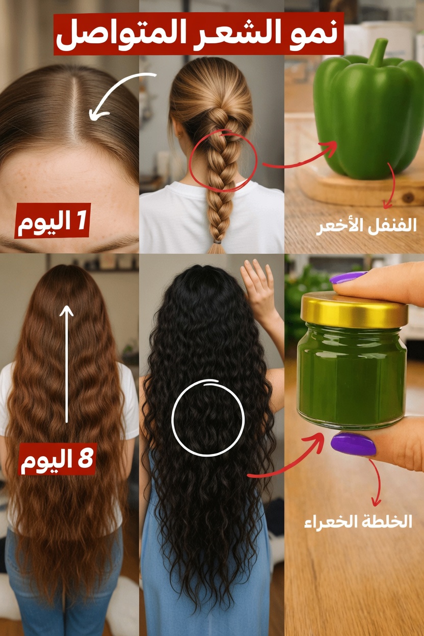 اكتشفي سرًا تقليديًا هنديًا للعناية بالشعر باستخدام الفلفل الأخضر الحلو لشعر أكثر صحة طبيعيًا في المنزل