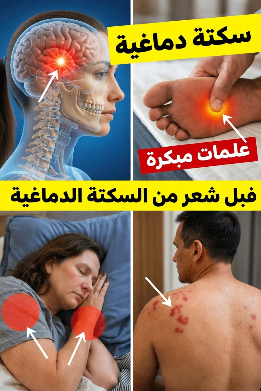 8 علامات تحذيرية خفية قد تشير إلى خطر الإصابة بسكتة دماغية قبل شهر من حدوثها + 9 نصائح عملية لتقليل احتمالاتك