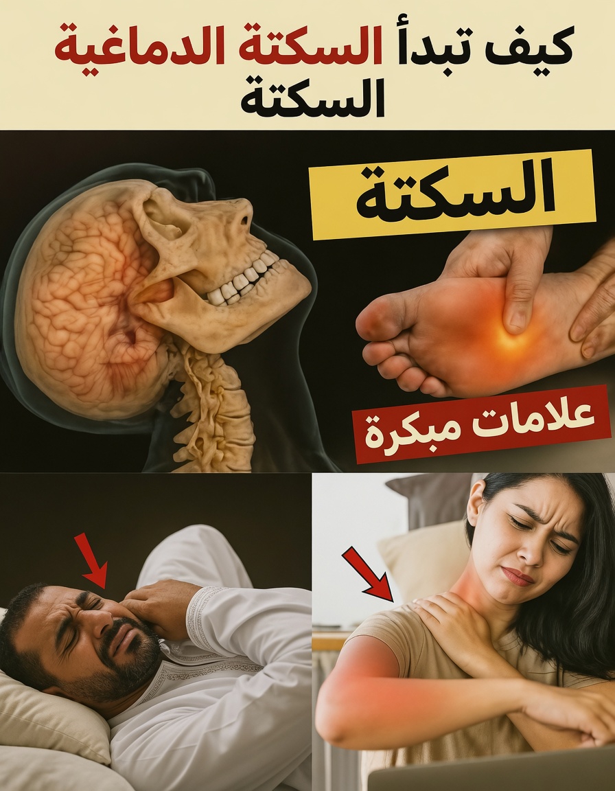 8 علامات تحذيرية خفية قد تشير إلى خطر الإصابة بسكتة دماغية قبل شهر من حدوثها + 9 نصائح عملية لتقليل احتمالاتك