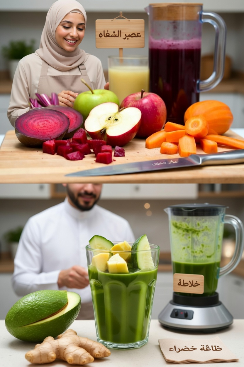 اكتشف 6 وصفات شهية لعصائر منزلية تدعم الطاقة والمناعة والنوم الهادئ بشكل طبيعي