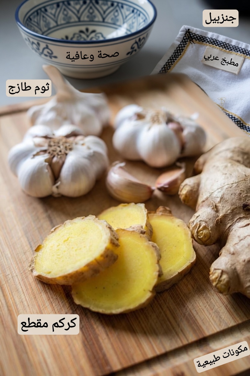 العادة الطبيعية رقم 1 لكبار السن: استكشاف الثوم والزنجبيل لدعم أفضل للدورة الدموية