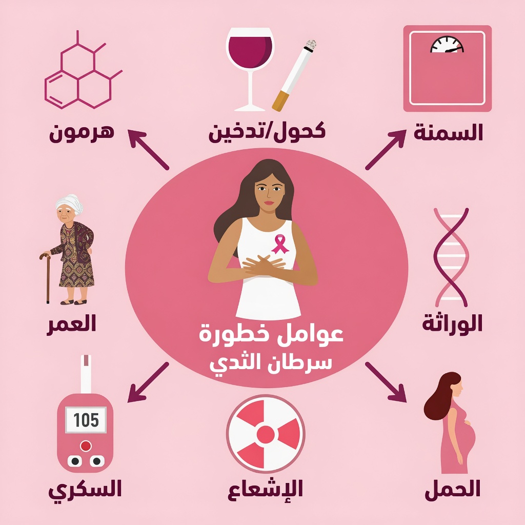 كيف قد تؤثر عادات الأزواج غير الصحية مثل التدخين والكحول على عوامل خطر الإصابة بسرطان الثدي لدى الزوجات