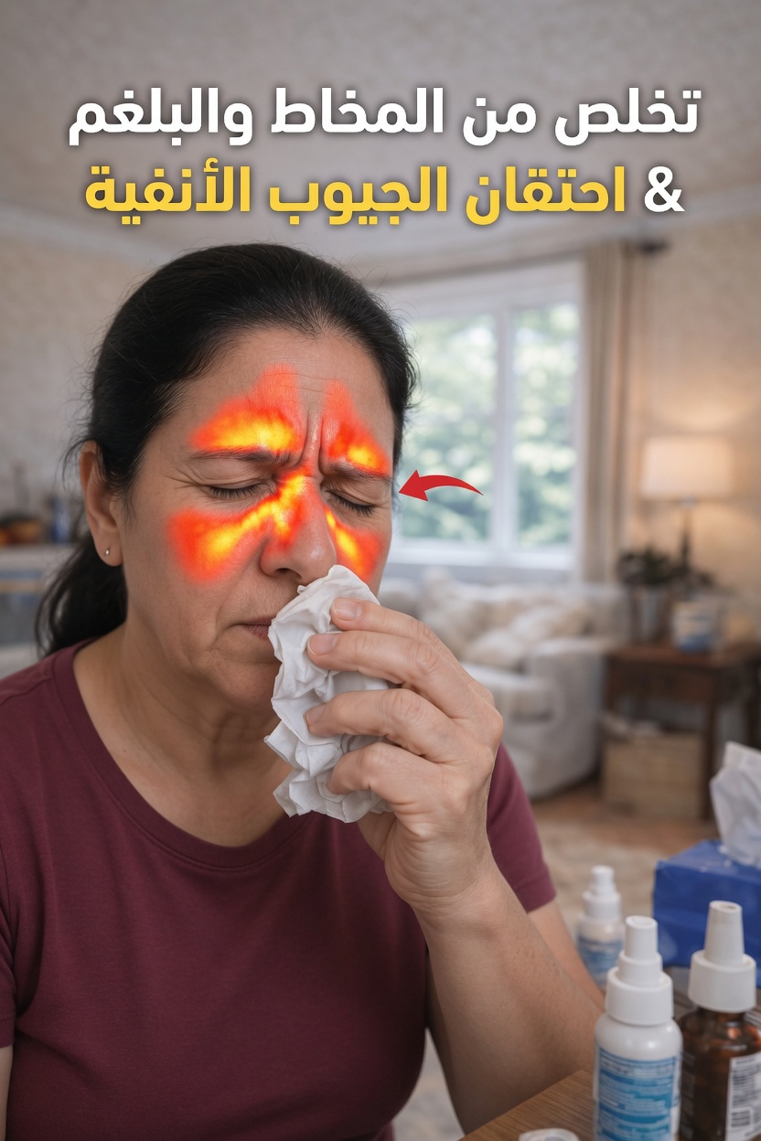 تعاني من صعوبة في التنفس بسبب تراكم المخاط؟ عادة يومية بسيطة لا يجب تجاهلها