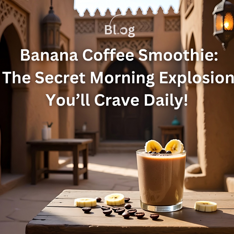 سموثي الموز والقهوة: الانفجار الصباحي السري الذي ستشتهيه يوميًا!