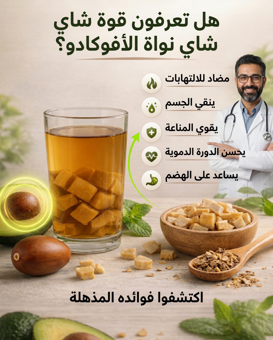 نواة الأفوكادو: العلاج الطبيعي القوي الذي ينقّي جسمك ويعزّز صحتك