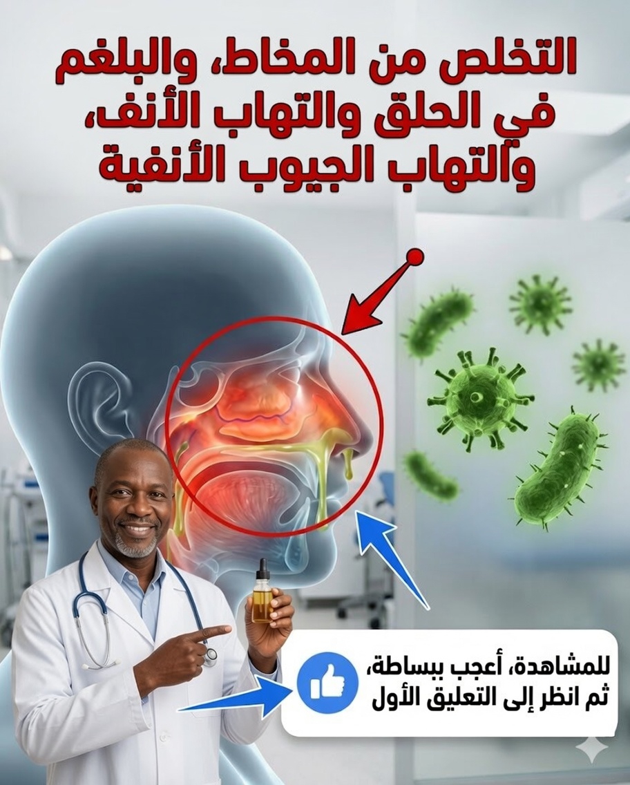 تخلّصوا من المخاط والبلغم في الحلق بفضل هذا العلاج الطبيعي القوي