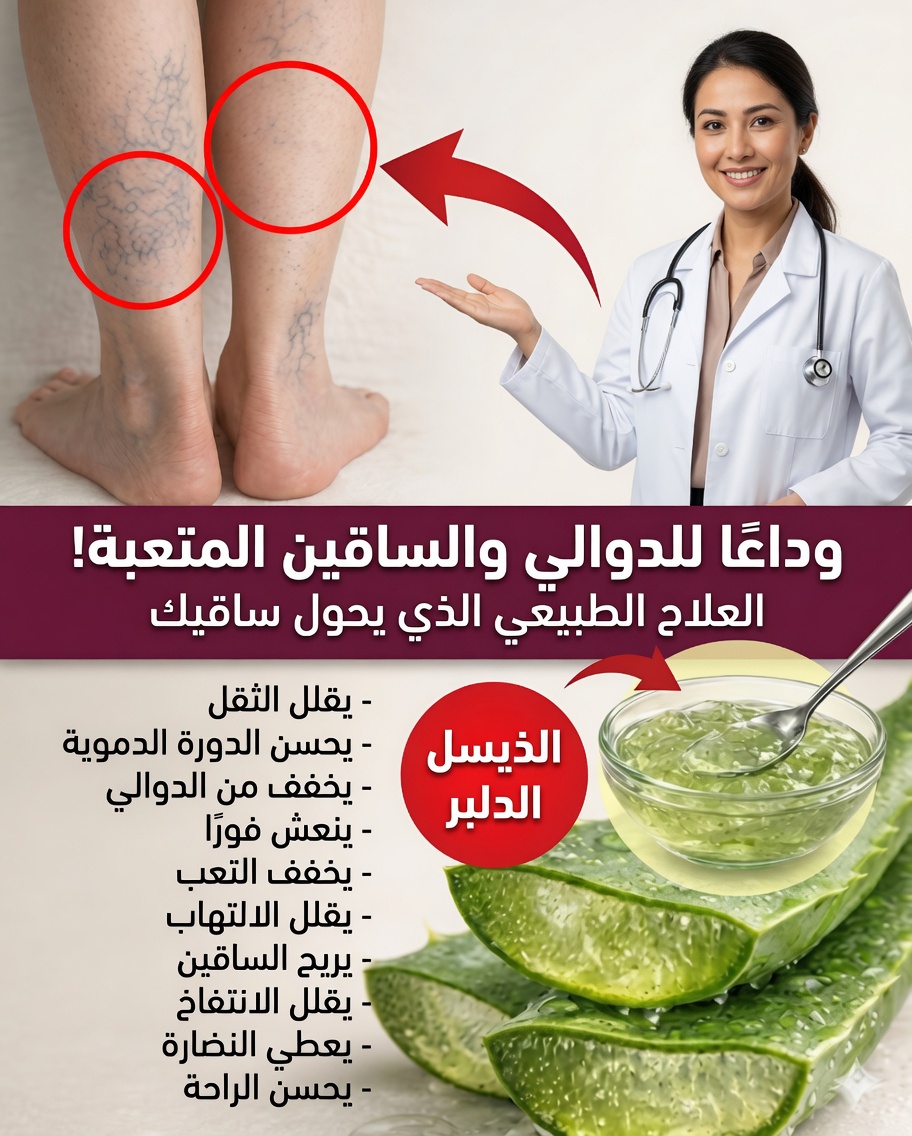 🌿 الألوفيرا لتخفيف تعب الساقين: العلاج الطبيعي الذي ينعش وينشّط الدورة الدموية