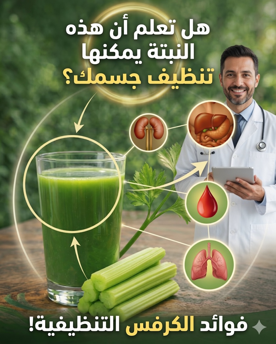 🌿 15 سببًا قويًا لتناول الكرفس وتحسين صحتك بشكل طبيعي