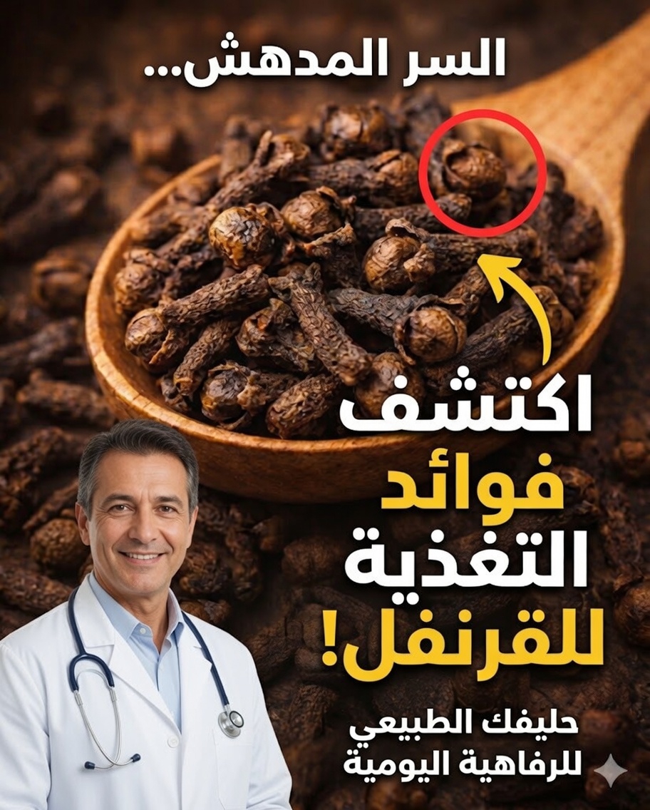 🌿 فوائد مضغ القرنفل: عادة صغيرة يمكن أن تغيّر صحتك