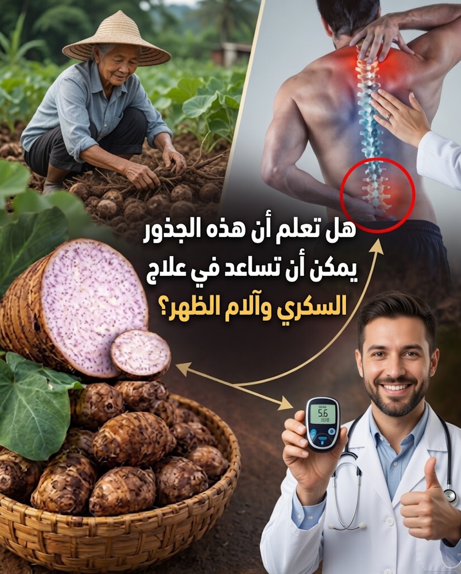 🌿 جذر القلقاس: الغذاء الخارق العريق الذي يعود ليحوّل صحتك