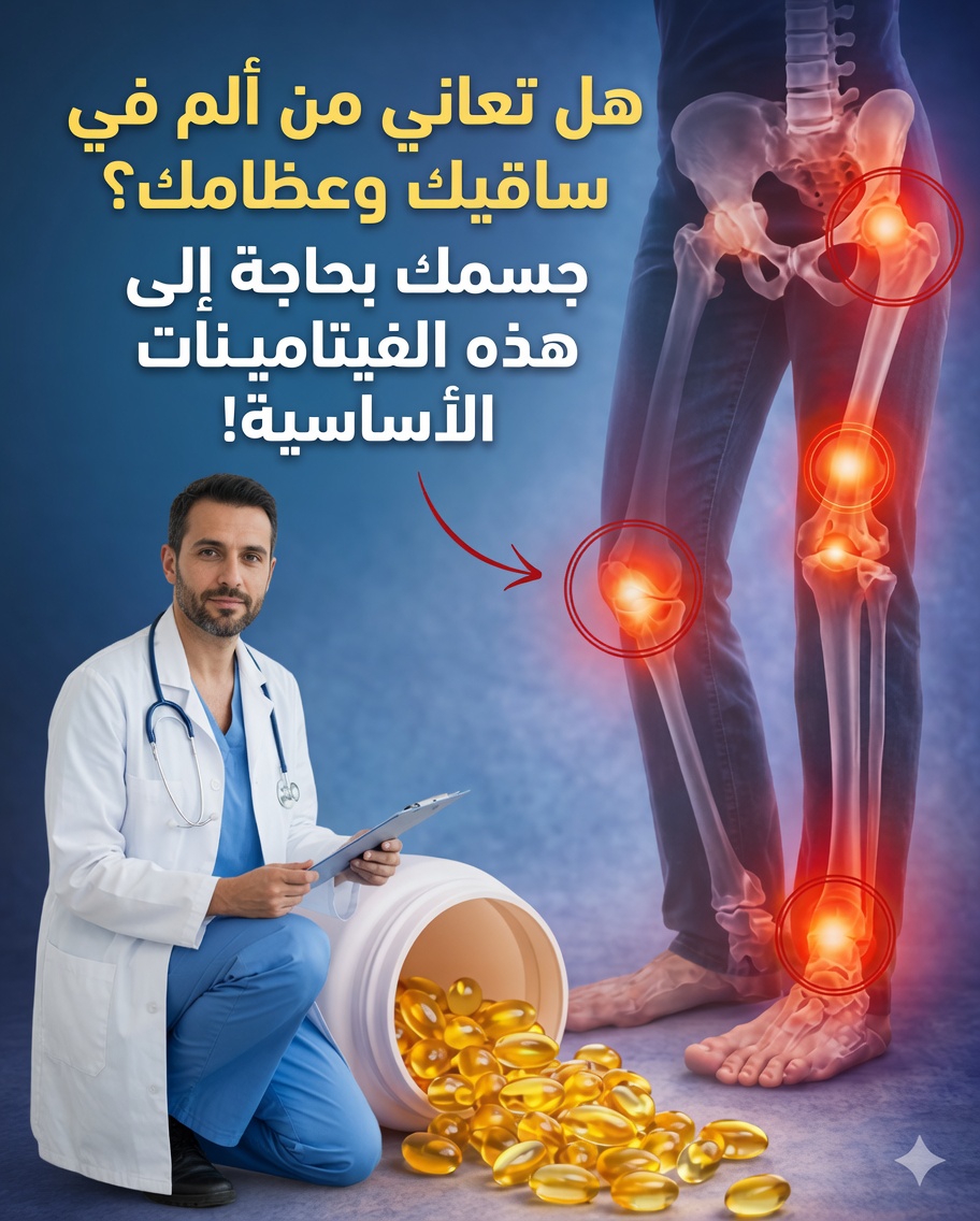 🦴 الفيتامين الأساسي الذي قد يخفف آلام المفاصل طبيعيًا