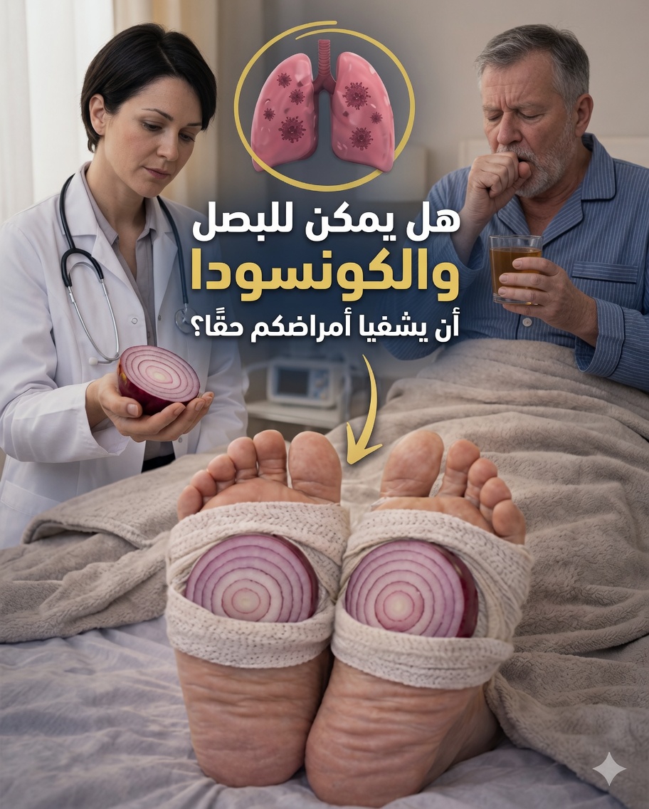 🧅 الحيلة المدهشة لوضع البصل في الجوارب: علاج طبيعي أم مجرد تقليد؟