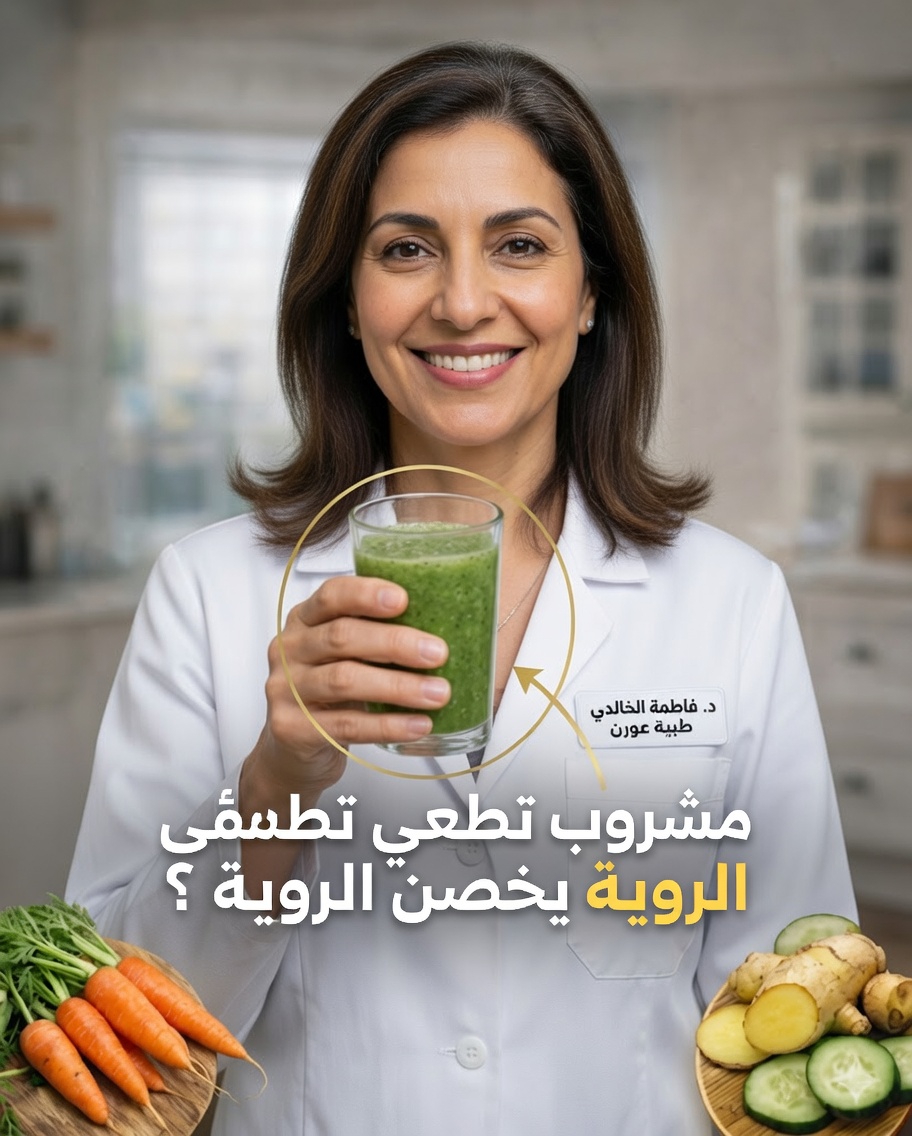 👁️ مشروب طبيعي لصحة العين: طريقة لذيذة للعناية بنظرك