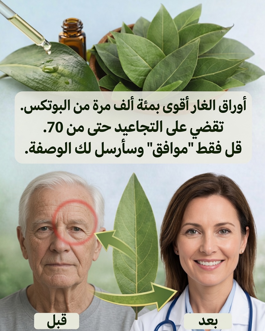 ورق الغار ضد التجاعيد: العلاج الطبيعي الذي يلقى رواجًا متزايدًا 🌿