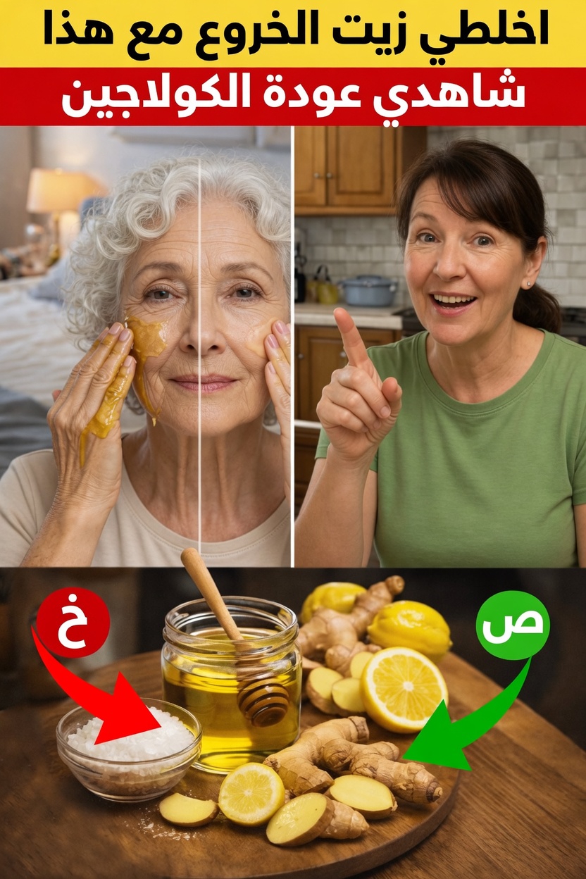 فوق الخمسين؟ كيف تخلط زيت الخروع مع الليمون والزنجبيل والعسل والماء ضمن روتين العناية بالبشرة؟