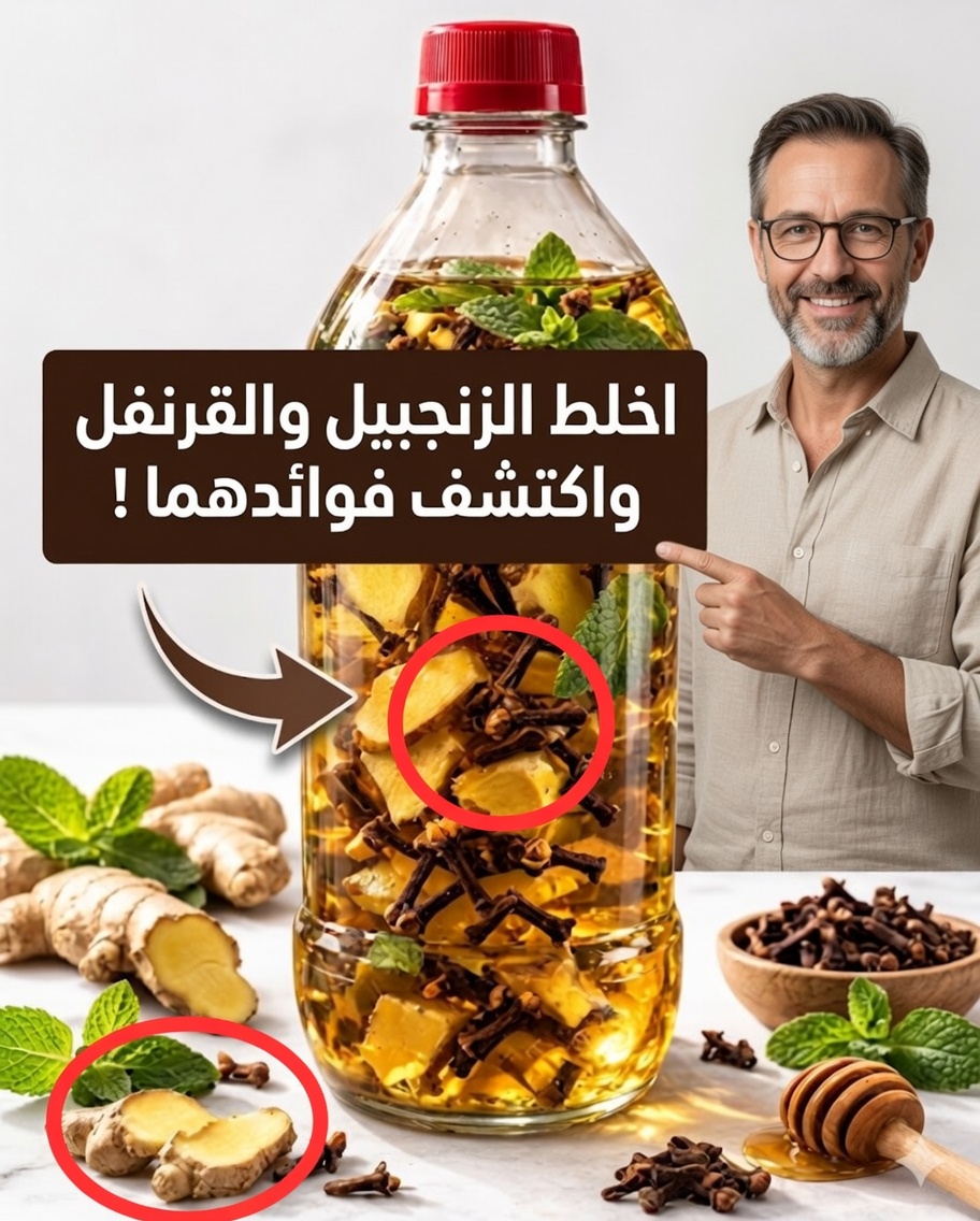 🌿 الزنجبيل والقرنفل: المشروب الطبيعي القوي الذي يتبناه عدد متزايد من الناس