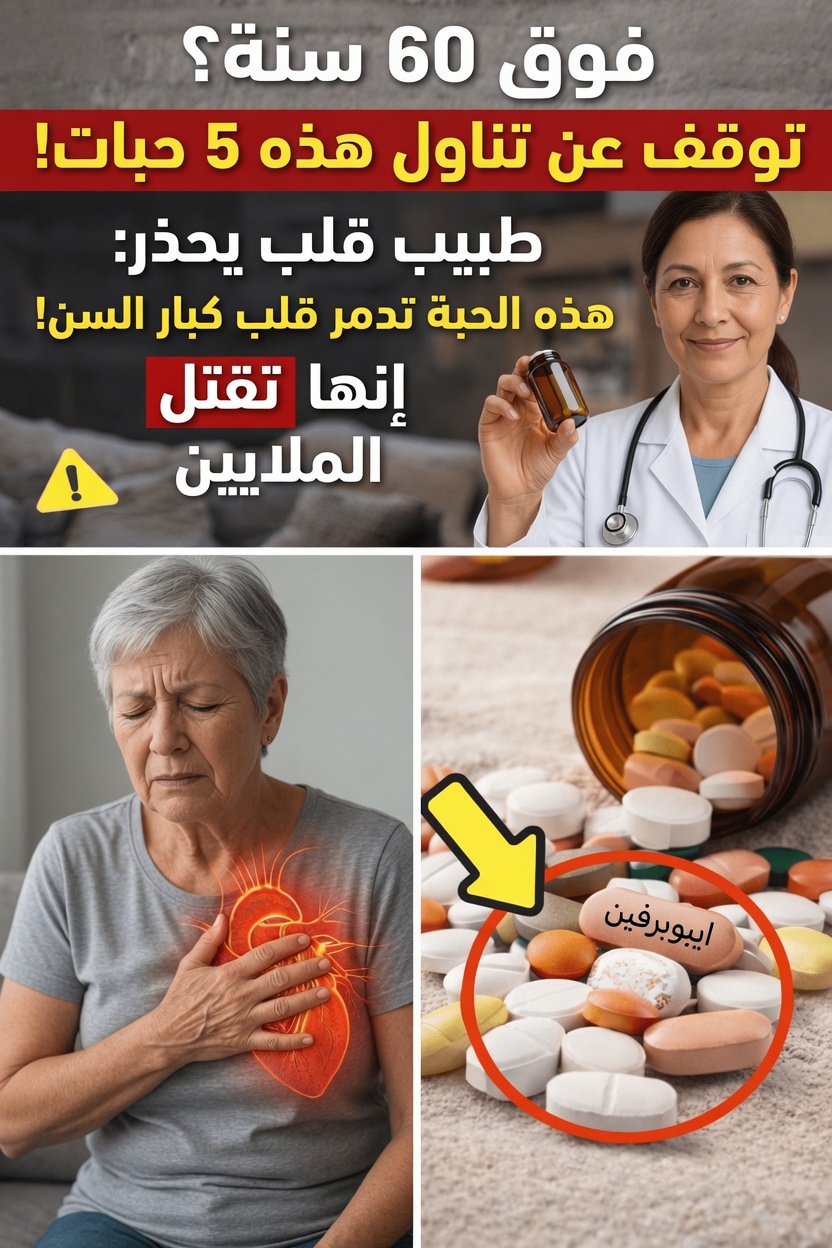 ما الذي ينبغي للبالغين فوق سن الستين معرفته عن الإيبوبروفين واعتبارات صحة القلب