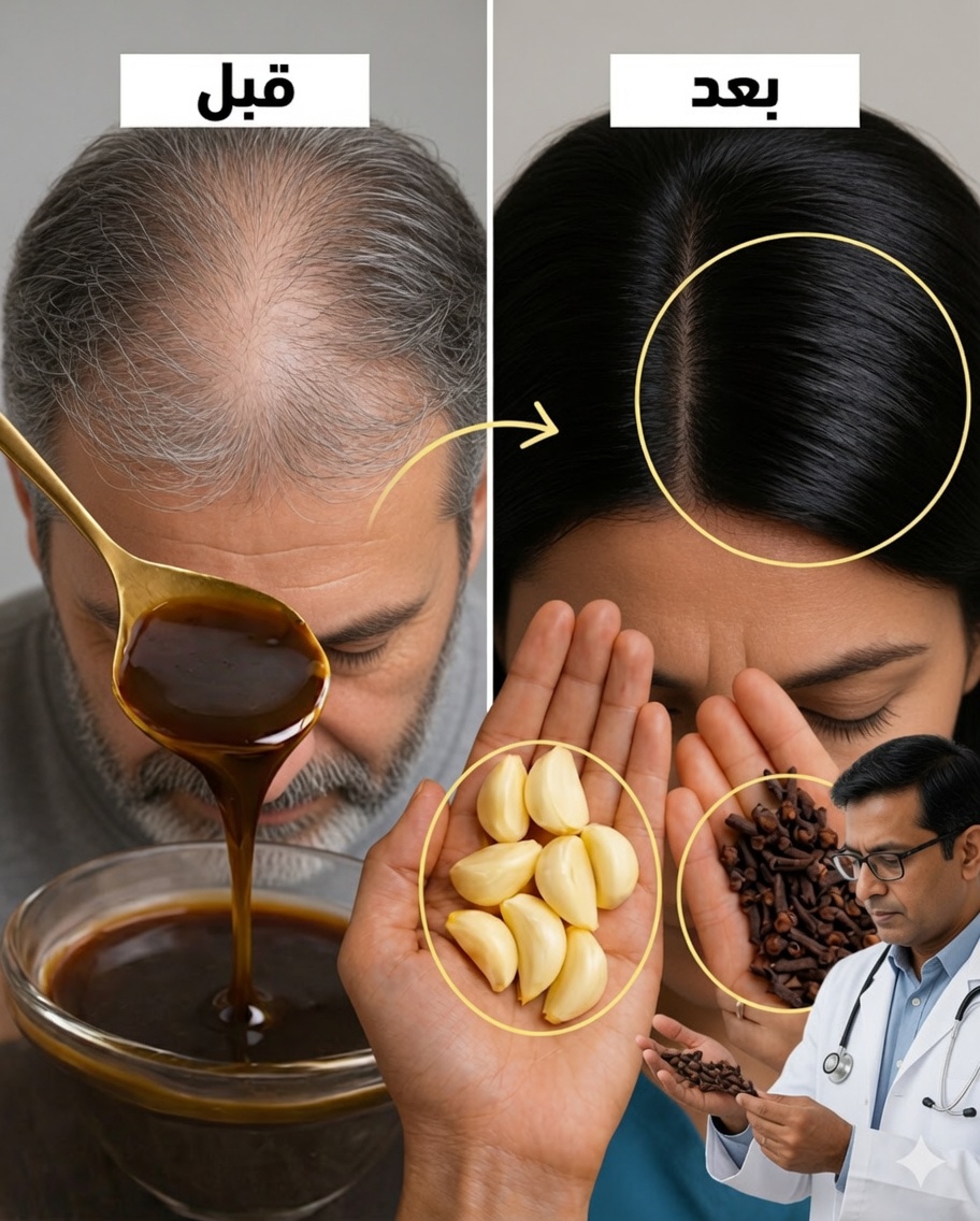 🧄🌿 علاج طبيعي بالثوم والقرنفل: قوّوا شعركم طبيعيًا