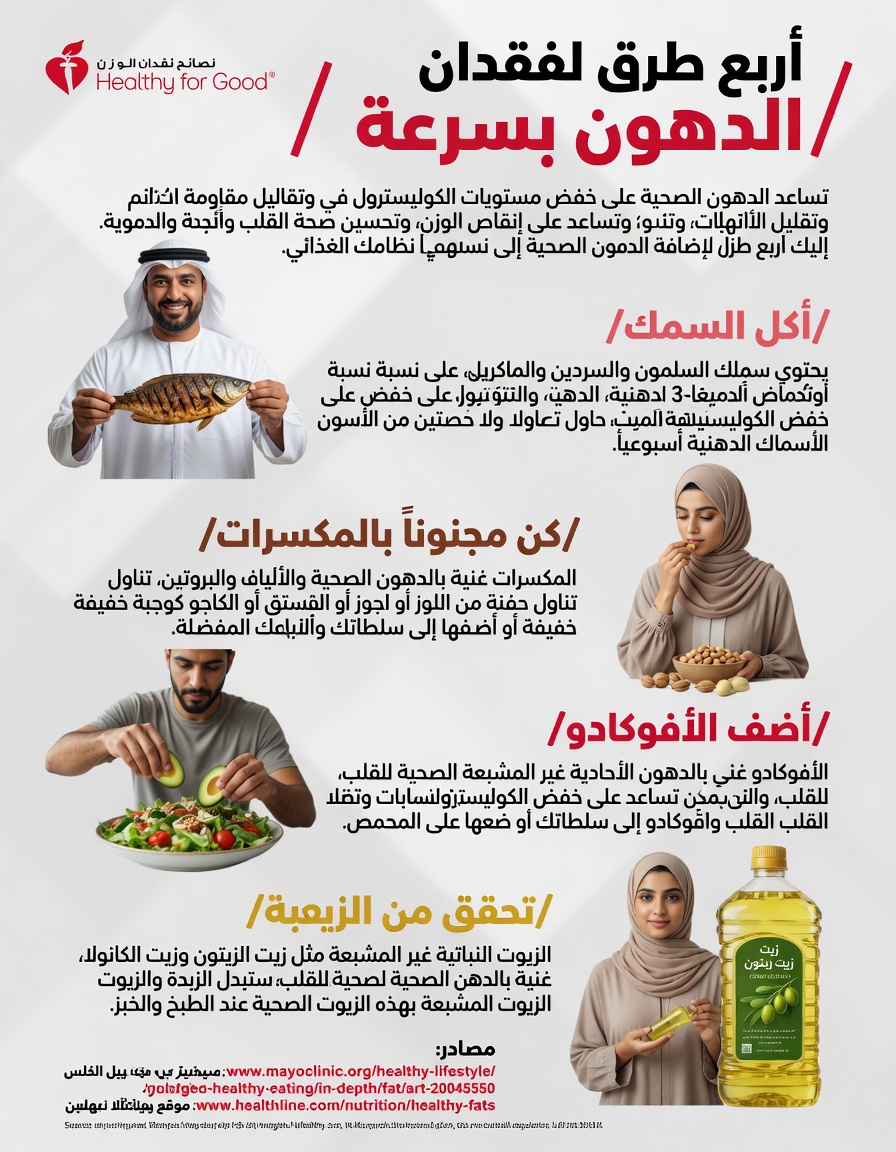 4 دهون آمنة لصحة الكلى و4 دهون خطيرة يجب الانتباه إليها في نظامك الغذائي اليومي