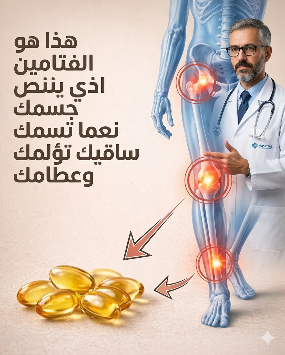 🦵 الفيتامين الأساسي الذي قد يخفف آلام الركبة