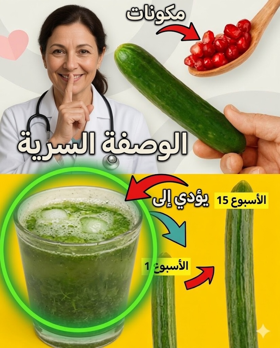 وصفة طبيعية لتعزيز طاقتك قبل النوم: سر الخيار والرمان