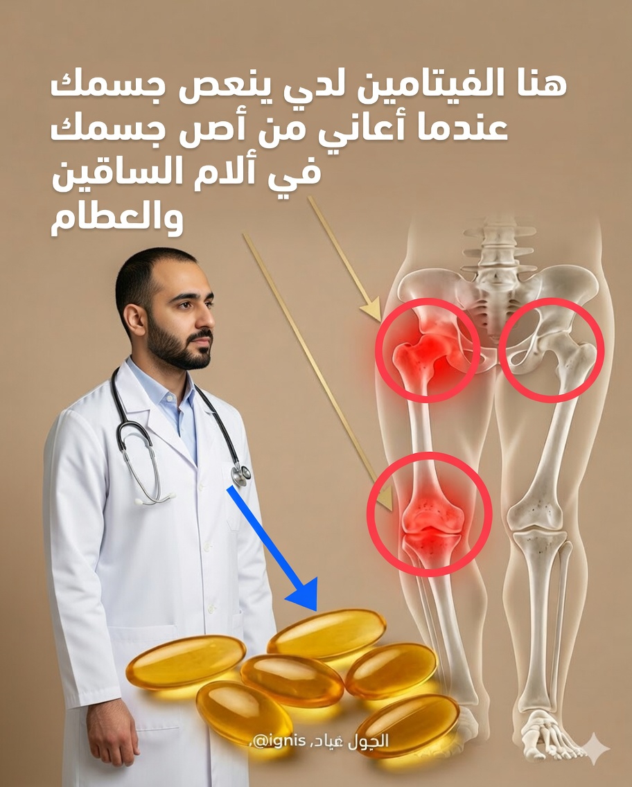 الفيتامين الأساسي لتخفيف آلام الساقين والعظام