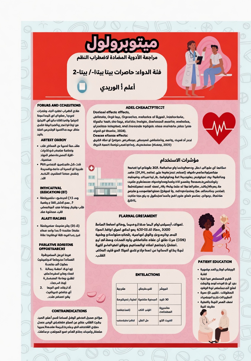 10 آثار جانبية شائعة للميتوبرولول يجب أن تعرفها: دليلك إلى وعي أفضل بالأدوية